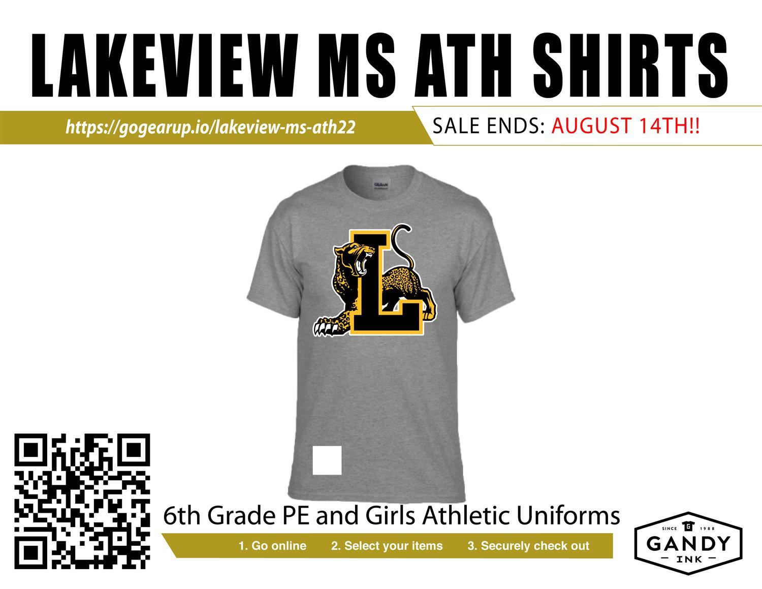 6th Grade PE Uniform 6th Grade PE Uniform